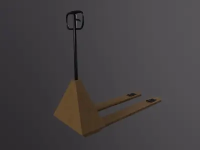 Hand Pallet Truck - Game Ready - Low Poly PBR 3D Model Low-poly 3D model