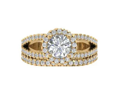 Wedding-Ring 3D print model 3