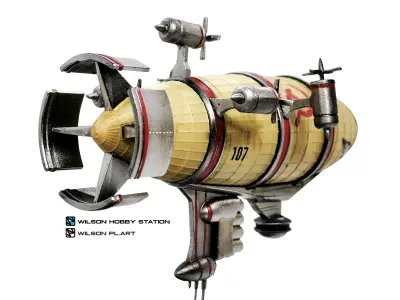 Kirov Airship 3D print model