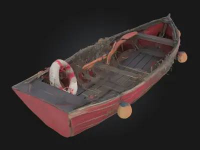 Fishermans Refuge  Tranquil Shelter by the Water 3D model