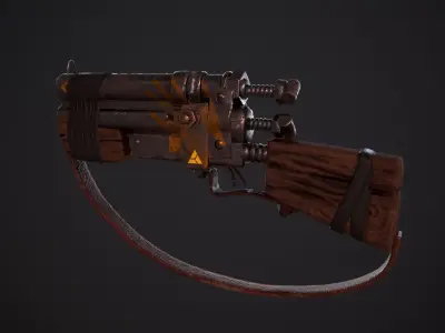 Stylize Shotgun 3D model
