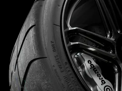 Nitto NT01 315 30 ZR20 101Y 3D model