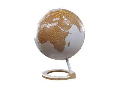 Bamboo Globe 3D model