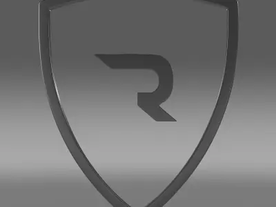 rimac logo 3D model by Sergey