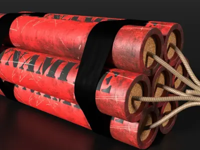 Dynamit dynamite 3D model