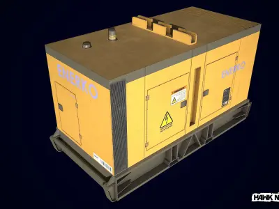 Power Generator Low-poly 3D model order