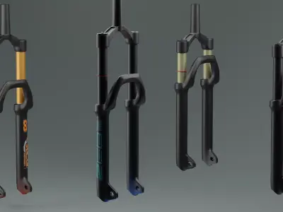 MTB forks 3D model