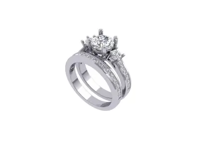 Wedding Ring  3D print model 249