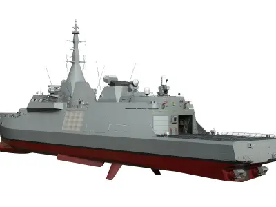 Frigate Class Ship 3D model