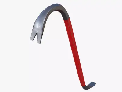 Crowbar Game Ready PBR Low-poly 3D model