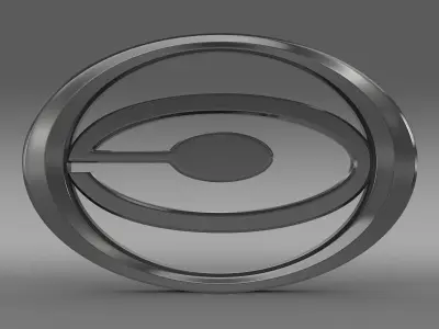 Gonow Logo 3D model