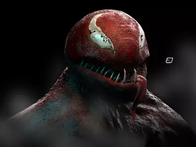 Red Riot Venom  3D model