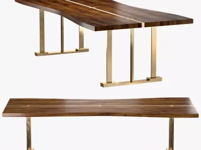 Collage Table 3D model