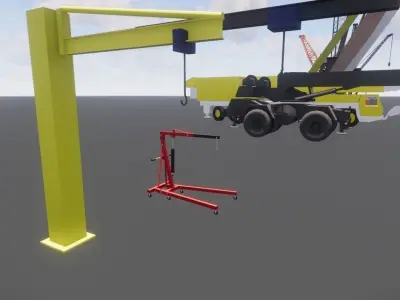 20 Models Cranes Revit Family 2015 3D model
