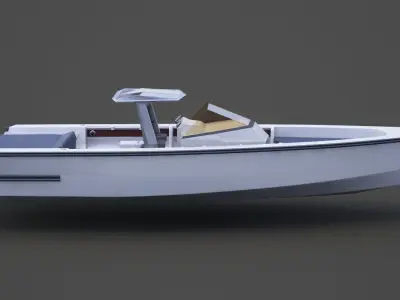 Motor Boat 04 3D model