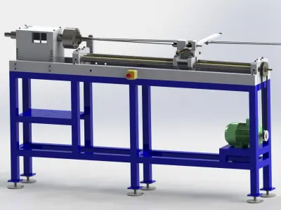 Palacita Rifler Machine Part Free 3D model