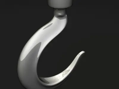 Industrial Hook 3D model