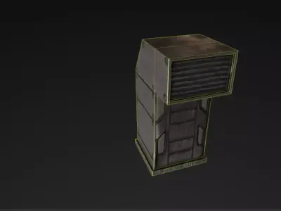 Vent Prop Low-poly 3D model
