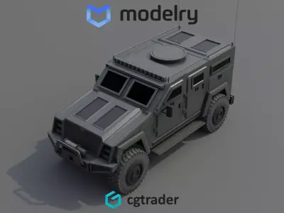 SWAT Vehicle 3D model get