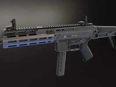 BT APC SMG Low-poly 3D model