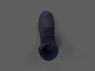 High Boots Blue and Military Free low-poly 3D model