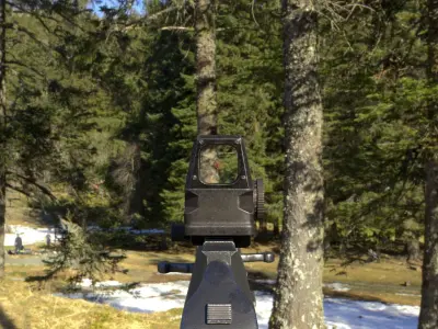 BearClaw Holographic Sight Low-poly 3D model