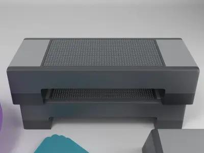 Gym Equipment 3D model 4