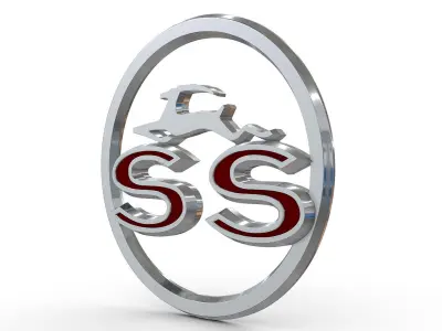 impala logo 3D model by 3dlogoman