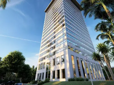 Highrise Building 10 Low-poly 3D model
