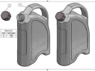 Jerry Can 3D print model