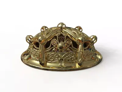 Viking brooch 3D model