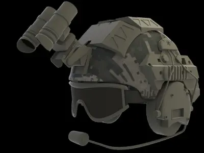 army helmet 3D model buy