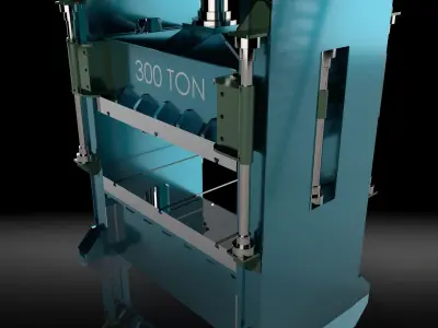 Hydraulic Press 3D model buy