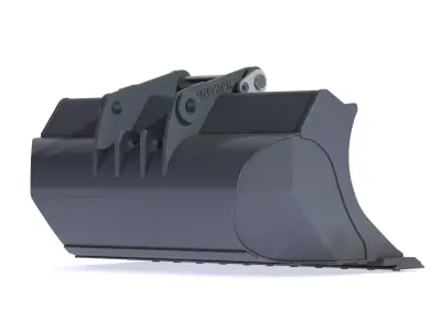 Liebherr Godet PL02 Grading Bucket 3D model