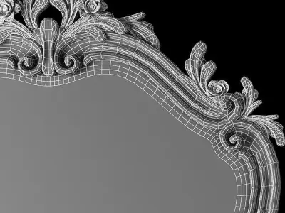 tuscan mirror 3D model