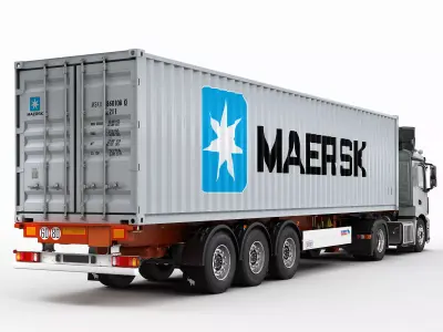 Mercedes Antos Container 3D model