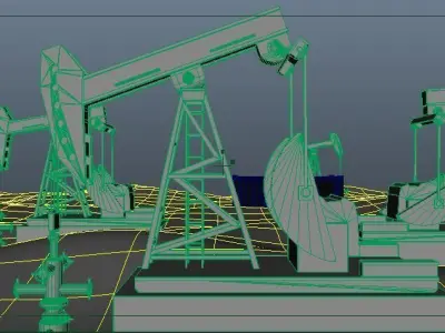 Oil Well 3D model
