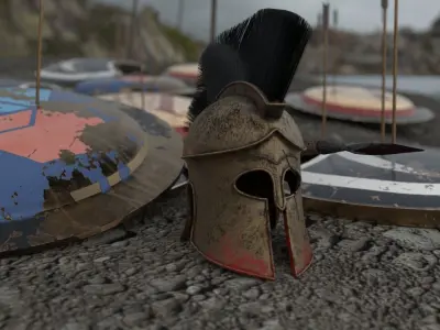 Corinthian Helmet 3D model