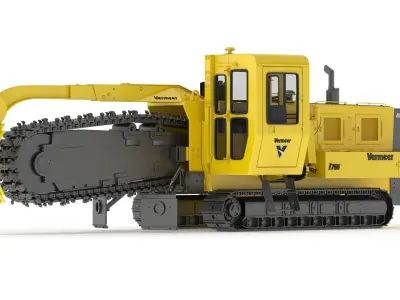 Vermeer T755III Pipeline Trencher 3D model