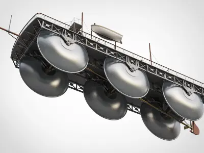 Roller Ship - Ernest Bazin 3D model