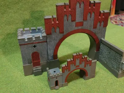 German portal Weilburg South 1-160 resin 3D print model