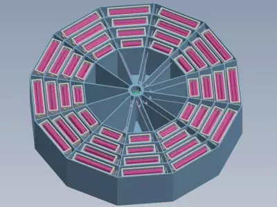 10 kw mini eternal energy power plant 3D model
