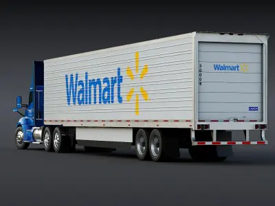  Kenworth T680 Day Cab Walmart 