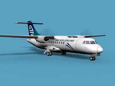 ATR  ATR-42-500 Air New Zealand 3D model