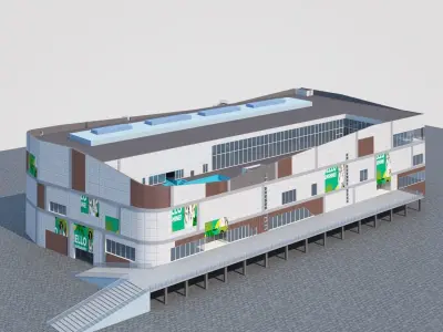 Shopping Mall 3D model purchase