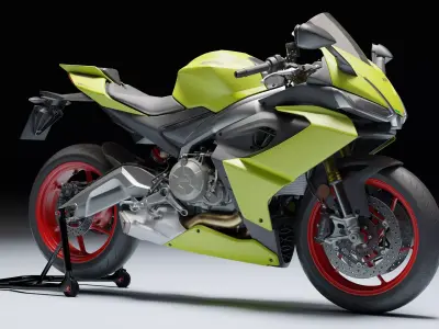 Aprilia RS 660 2024 Low-poly 3D model