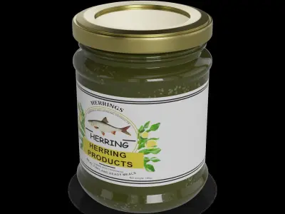 Herrings and herring products Herring Pt 3D model