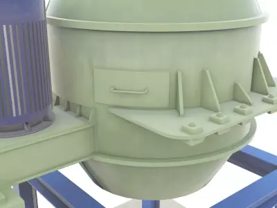 Dewatering Centrifuge 3D Model 3D model