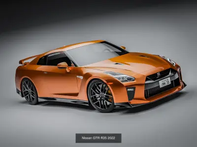 Nissan GTR R35 3D Model Pack