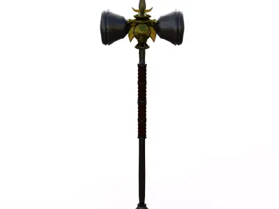 Skull hammer 3D model